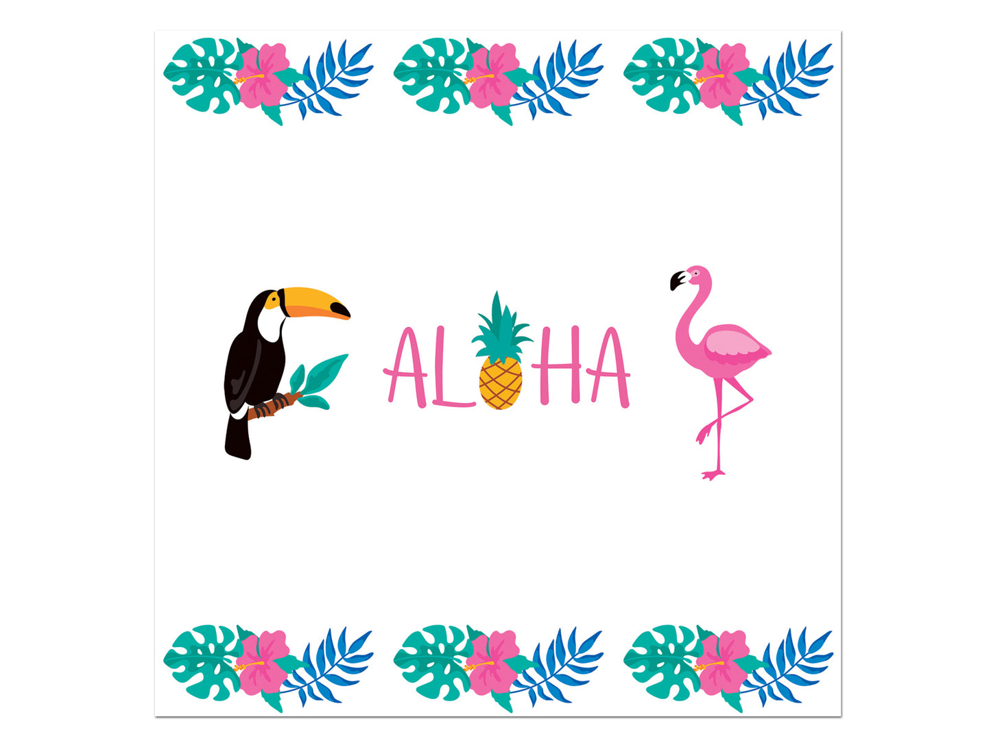 Servetėlės ALOHA pakuotėje 20 vnt.