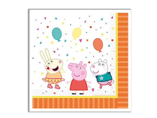 Servetėlės Peppa 16 vnt. 33 cm