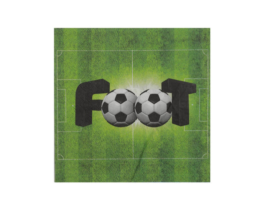 Servetėlės Futbolas 20 vnt. 33 cm