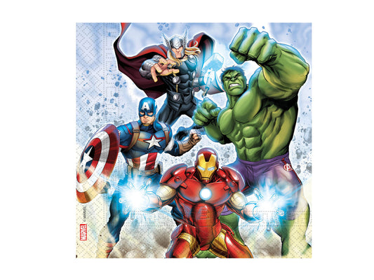 Servetėlės Avengers 20 vnt.
