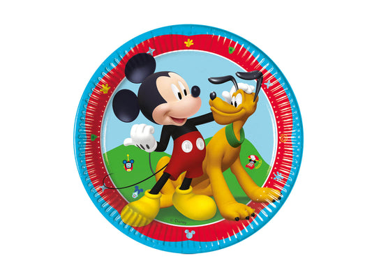 Popierinės lėkštutės Mickey Mouse 20 cm. 8vnt.