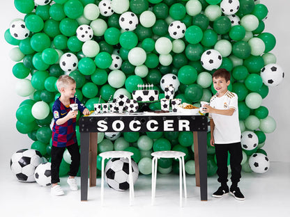 Servetėlės Futbolas (juoda/balta) pakuotėje 20 vnt.