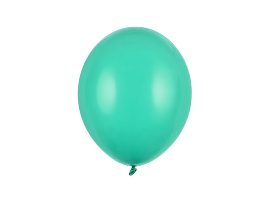 Lateksinis balionas vienspalvis - akvamarinas 27 cm 5 vnt