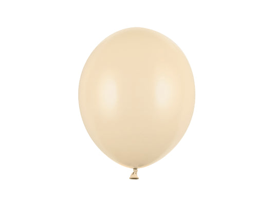 Lateksinis balionas vienspalvis - alebastro 27 cm 5 vnt