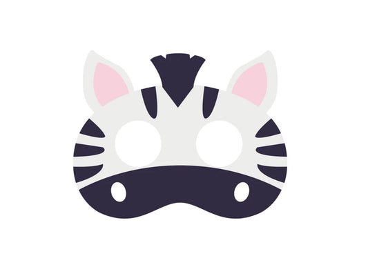 Popierinė veido kaukė Zebras