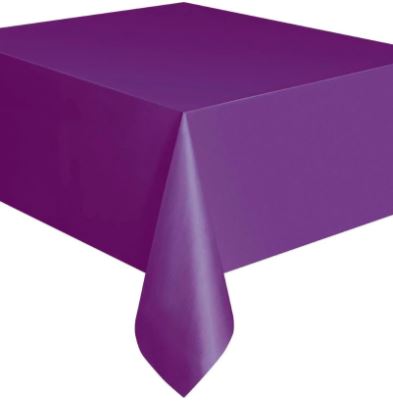 Plastikinė staltiesė Violetinė 137 x 274 cm